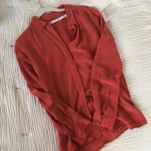 &otherstories silk button-down shirt